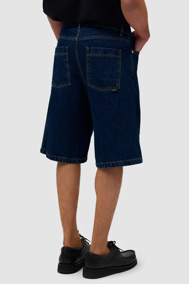 Shorts Arte Antwerp Men Short avec ceinture Marine