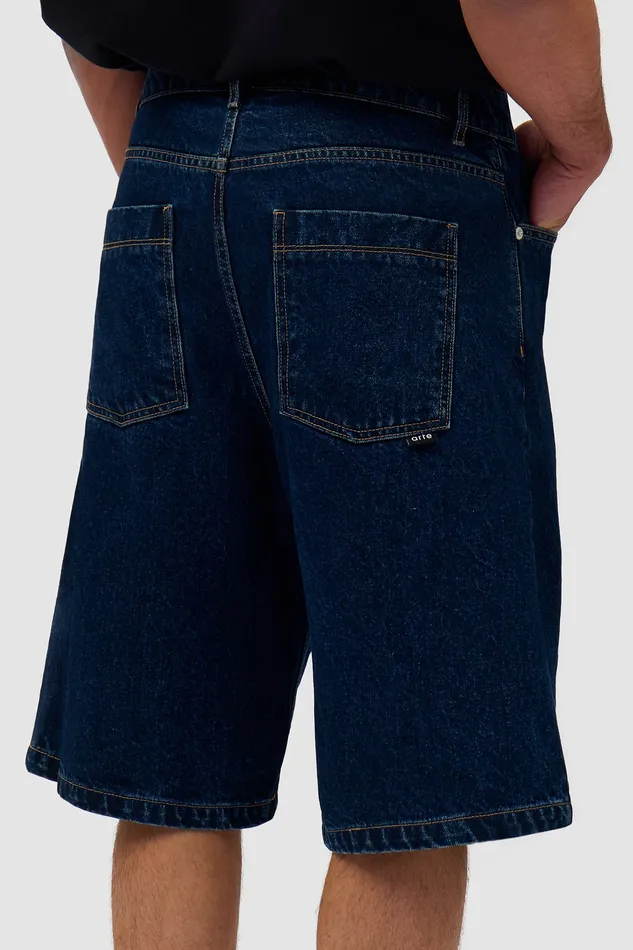 Shorts Arte Antwerp Men Short avec ceinture Marine