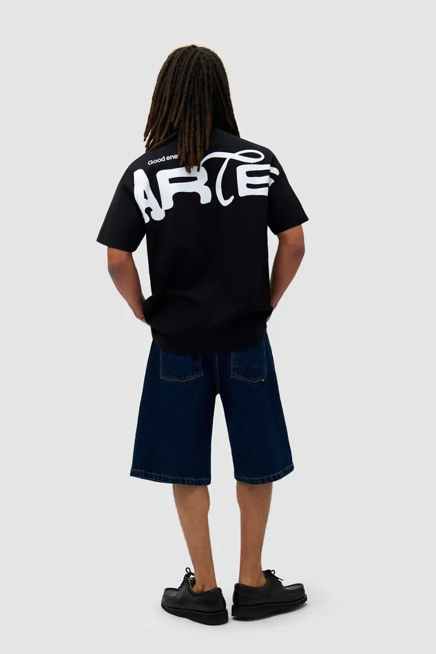 Shorts Arte Antwerp Men Short avec ceinture Marine