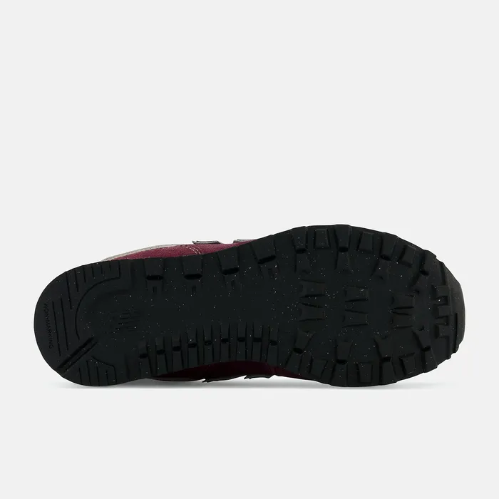 Size 35 8211 7 New Balance Kids 574 Core Burgundy with White Size 35 8211 7 New Balance Kids 574 Core Burgundy with White
