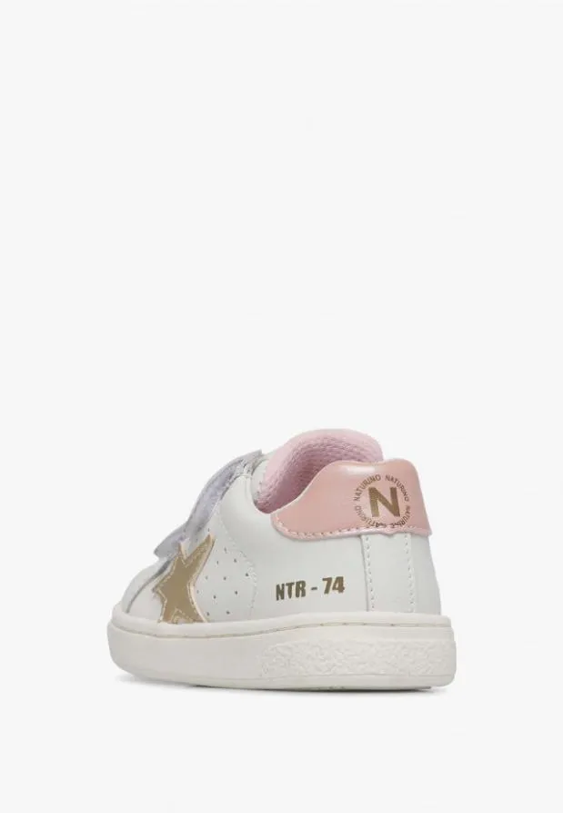 Sneakers Kids Naturino NATURINO PINN VL Whitepink Sneakers Kids Naturino NATURINO PINN VL Whitepink