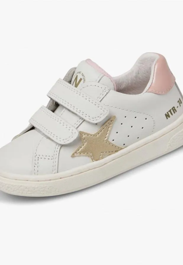 Sneakers Kids Naturino NATURINO PINN VL Whitepink Sneakers Kids Naturino NATURINO PINN VL Whitepink
