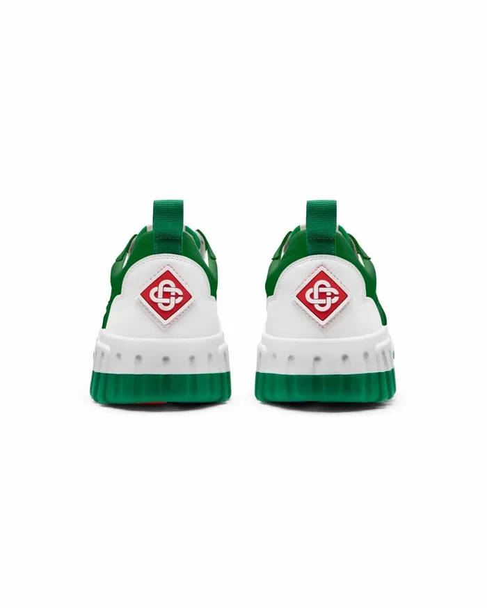 Sneakers Men Casablanca Paris Court Green and White Sneaker