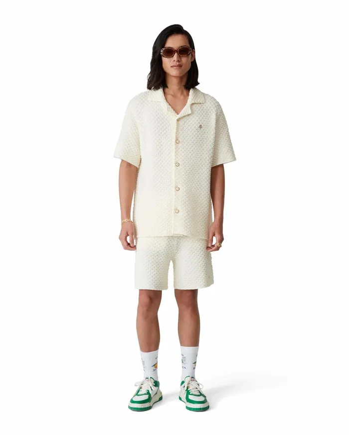 Sneakers Men Casablanca Paris Court Green and White Sneaker