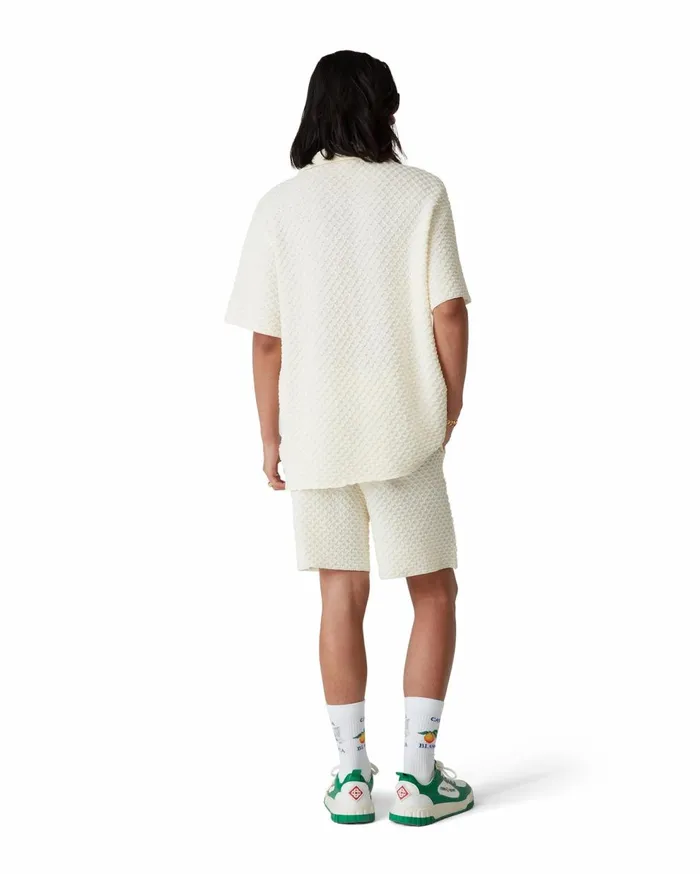 Sneakers Men Casablanca Paris Court Green and White Sneaker