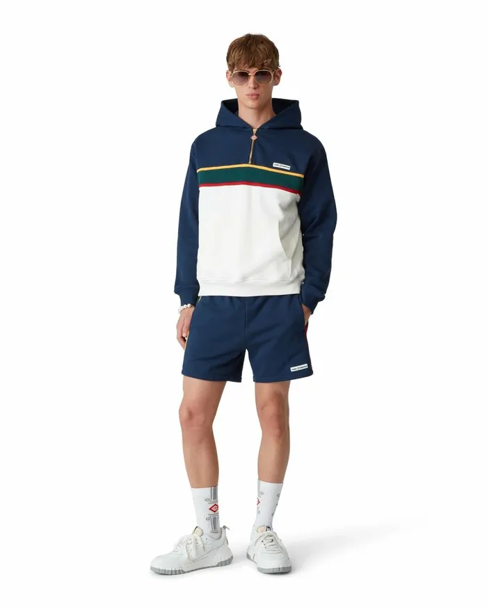 Sneakers Men Casablanca Paris Court White and Grey Sneaker