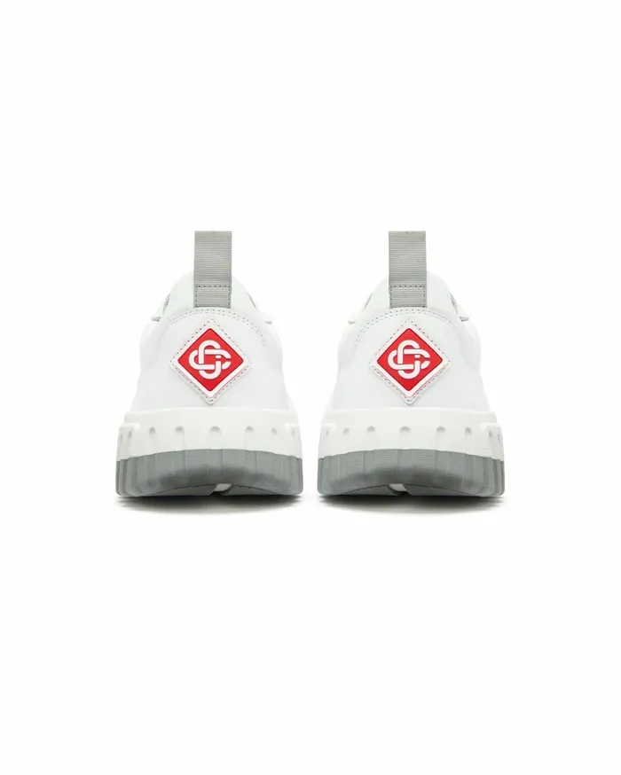 Sneakers Men Casablanca Paris Court White and Grey Sneaker