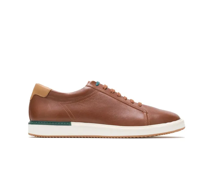 Sneakers Men Heath Sneaker Cognac Leather Hush Puppies