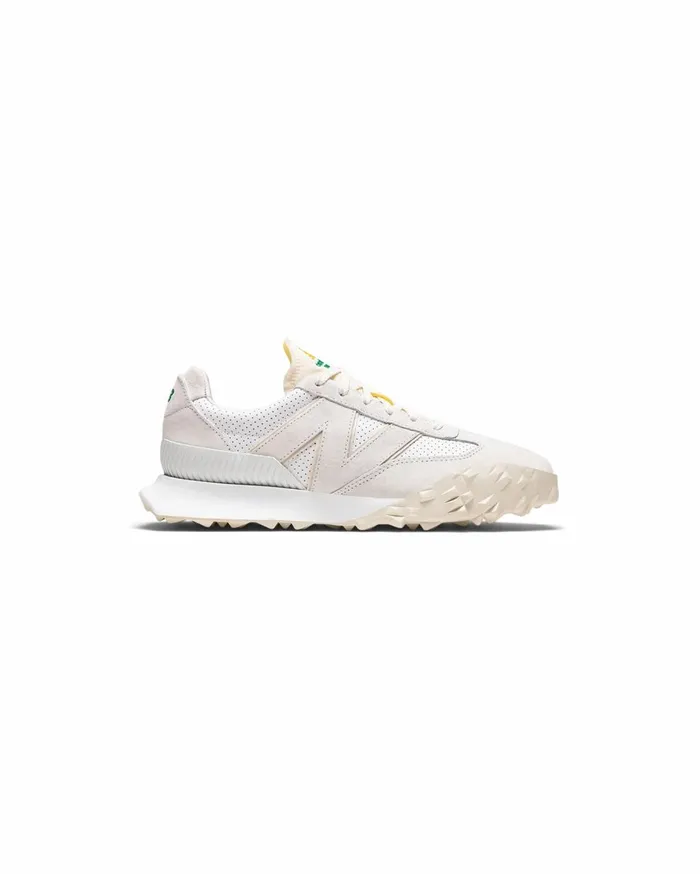 Sneakers MenWomen Casablanca Paris XC72 Triple White Casablanca and New Balance