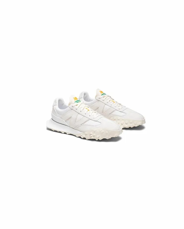 Sneakers MenWomen Casablanca Paris XC72 Triple White Casablanca and New Balance