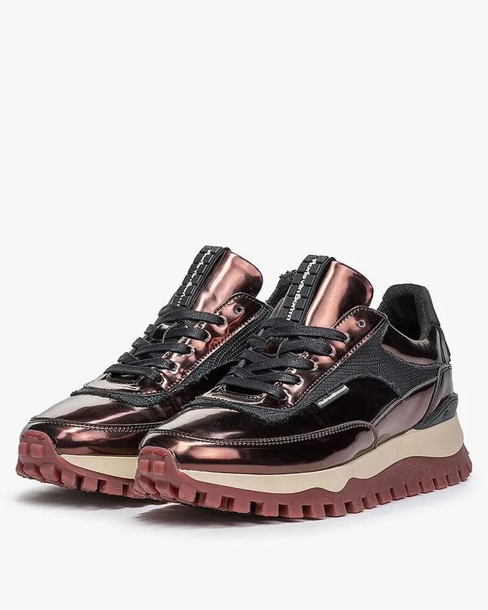 Sneakers Women Floris Van Bommel Grommi 0105 Metallicprint