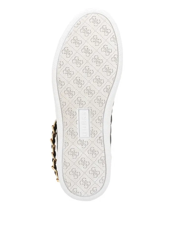 Sneakers Women GUESS Reney Chain Quilted Sneakers Black 001