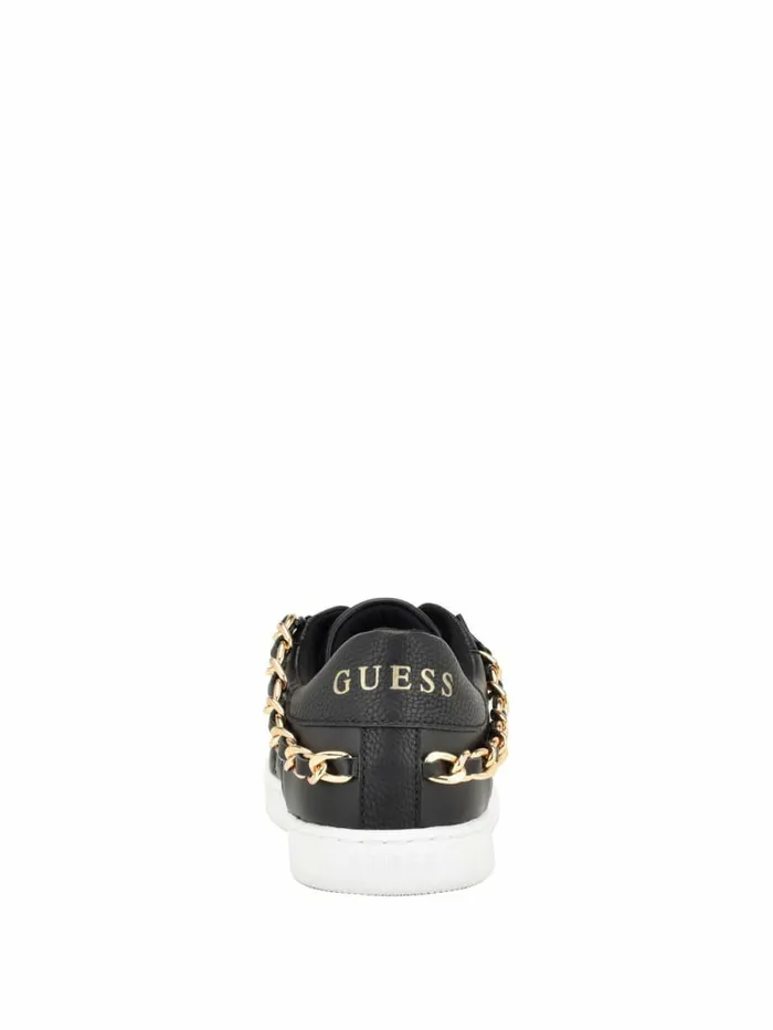 Sneakers Women GUESS Reney Chain Quilted Sneakers Black 001