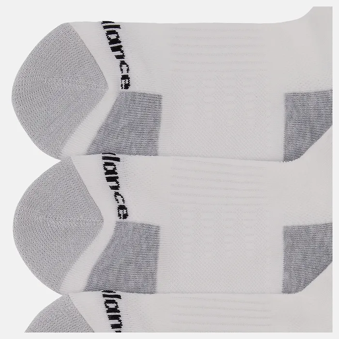 Socks New Balance MenWomen Cushioned Low Cut Socks 6 Pack WHITE
