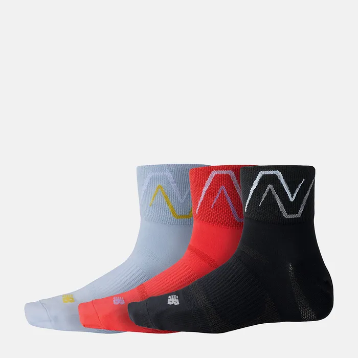 Socks New Balance MenWomen Running Ankle 3 Pack ASSORTED COLORS 2