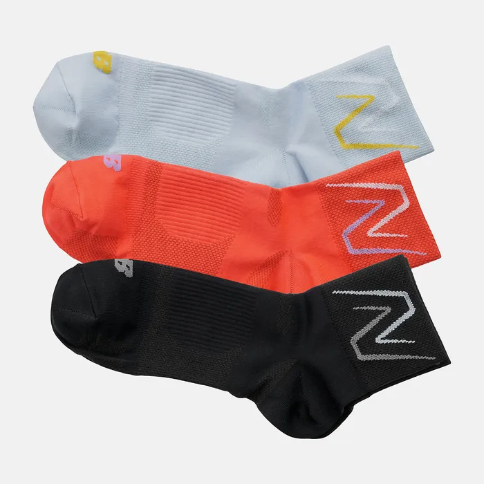 Socks New Balance MenWomen Running Ankle 3 Pack ASSORTED COLORS 2 Socks New Balance MenWomen Running Ankle 3 Pack ASSORTED COLORS 2