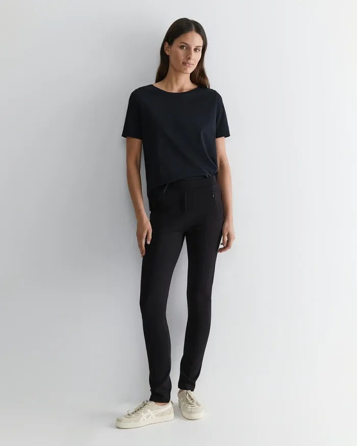 Sportscraft Esme Ponte Pant Black Women Pants