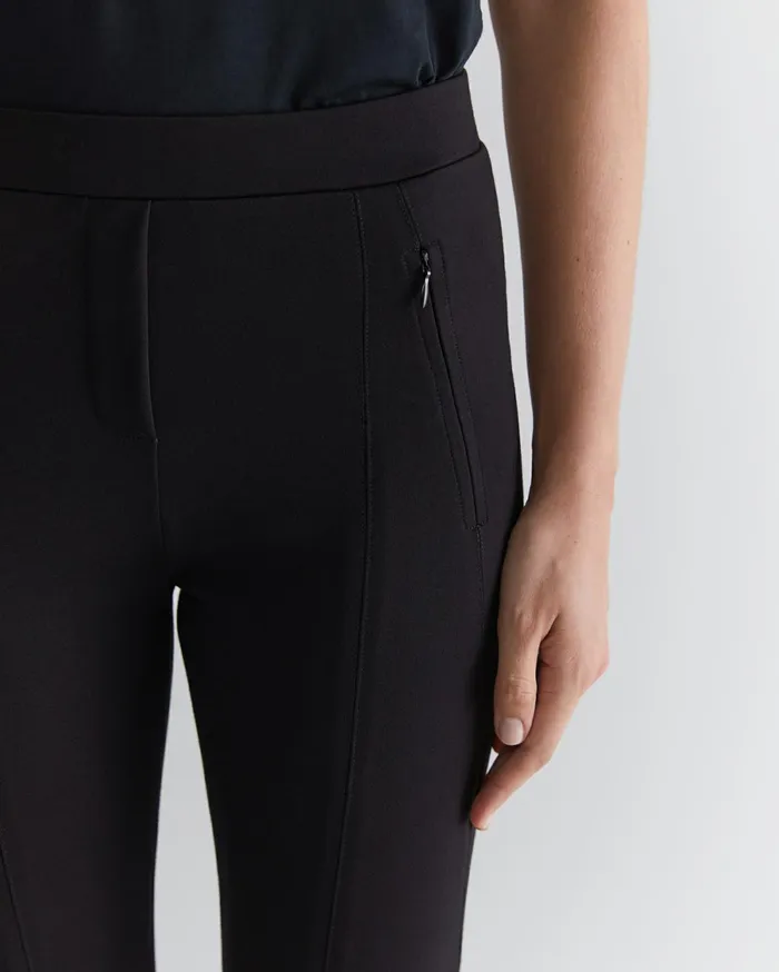 Sportscraft Esme Ponte Pant Black Women Pants