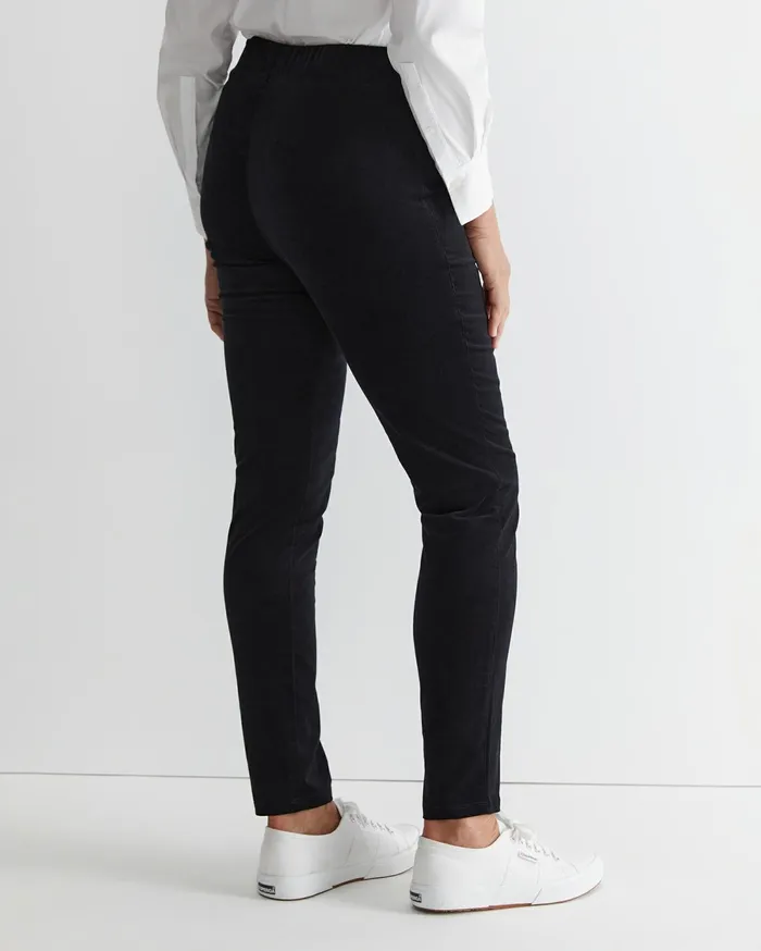 Sportscraft Felicity Velvet Pull On Pant Black Women Pants
