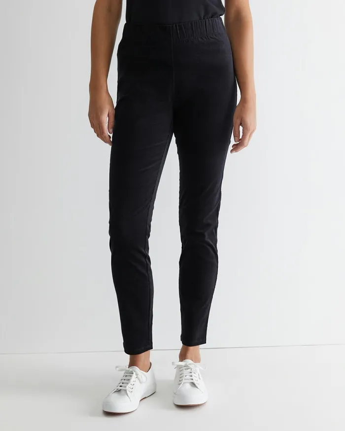 Sportscraft Felicity Velvet Pull On Pant Black Women Pants