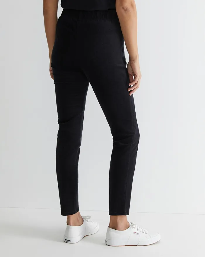 Sportscraft Felicity Velvet Pull On Pant Black Women Pants