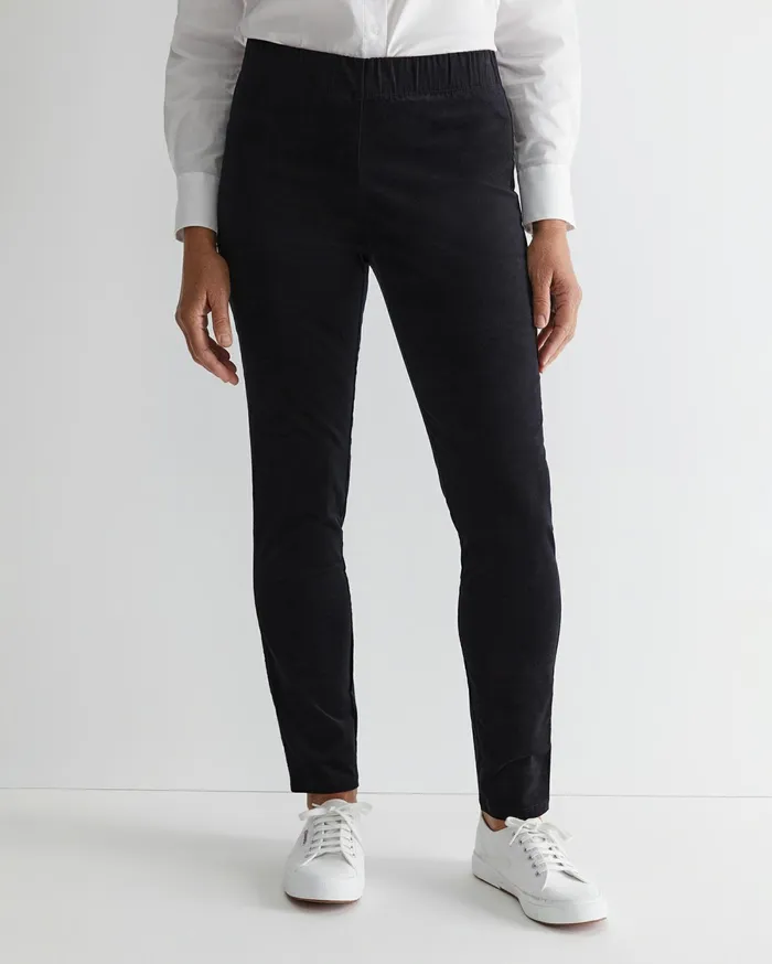 Sportscraft Felicity Velvet Pull On Pant Black Women Pants