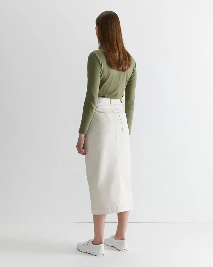 Sportscraft Gabi Midi Skirt Ecru Women Skirts