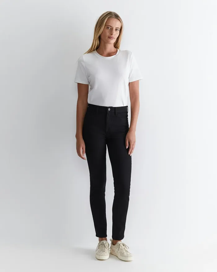 Sportscraft Jackie High Waist Skinny Jean Black Women Pants