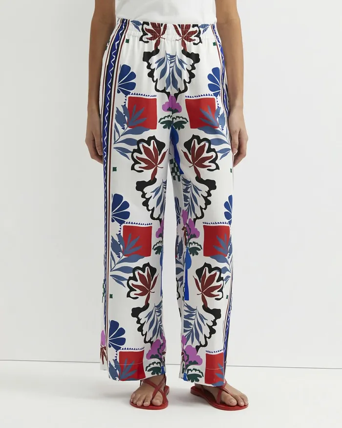 Sportscraft Marika Wide Leg Pant Pink Multi Women Pants