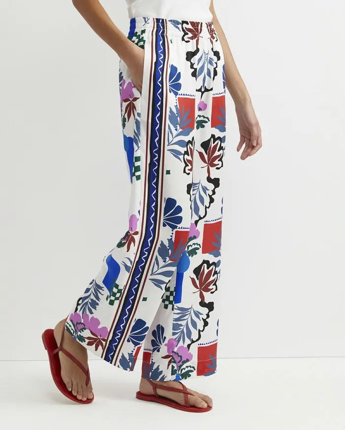 Sportscraft Marika Wide Leg Pant Pink Multi Women Pants