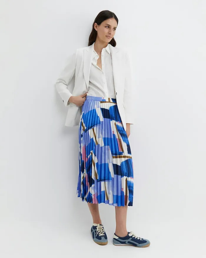 Sportscraft Martine Pleat Skirt Multi Women Skirts