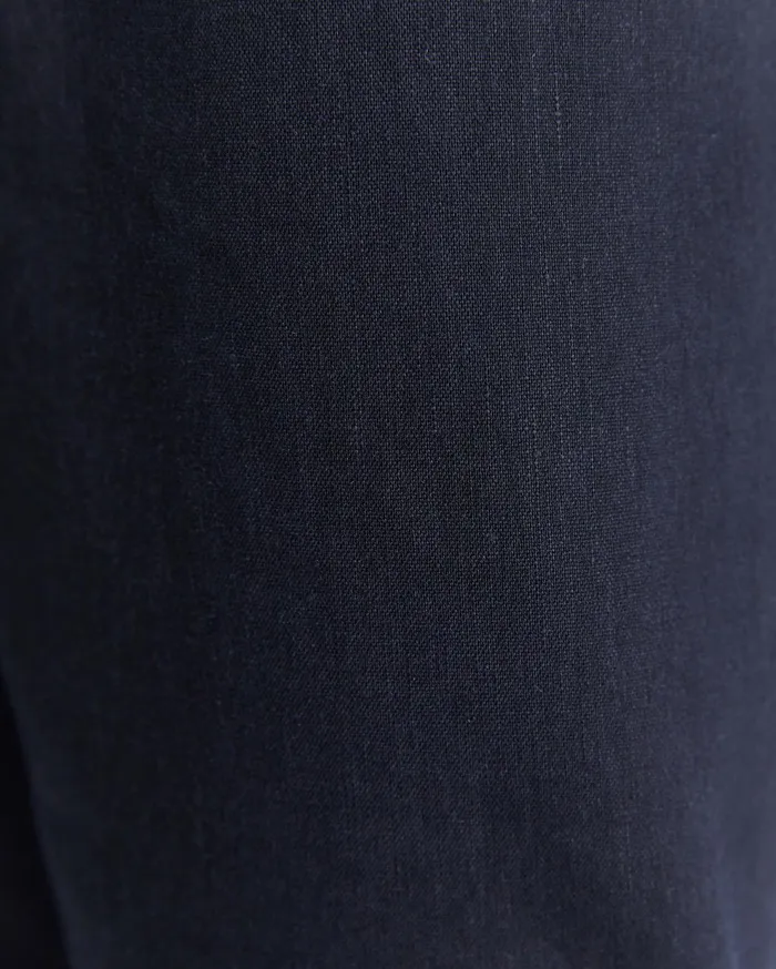 Sportscraft Rosa Crop Linen Pant Classic Navy Women Pants