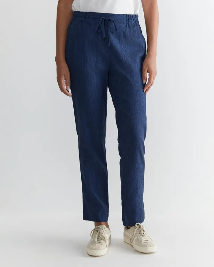 Sportscraft Rosa Linen Pant Indigo Women Pants