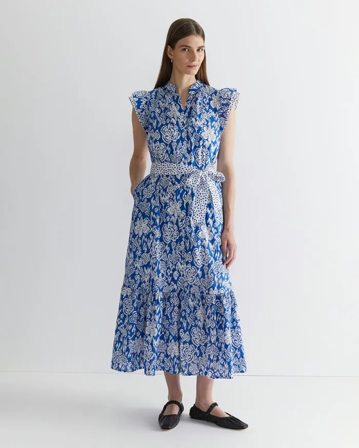 Sportscraft Sia Flounce Midi Dress Multi Women Dresses