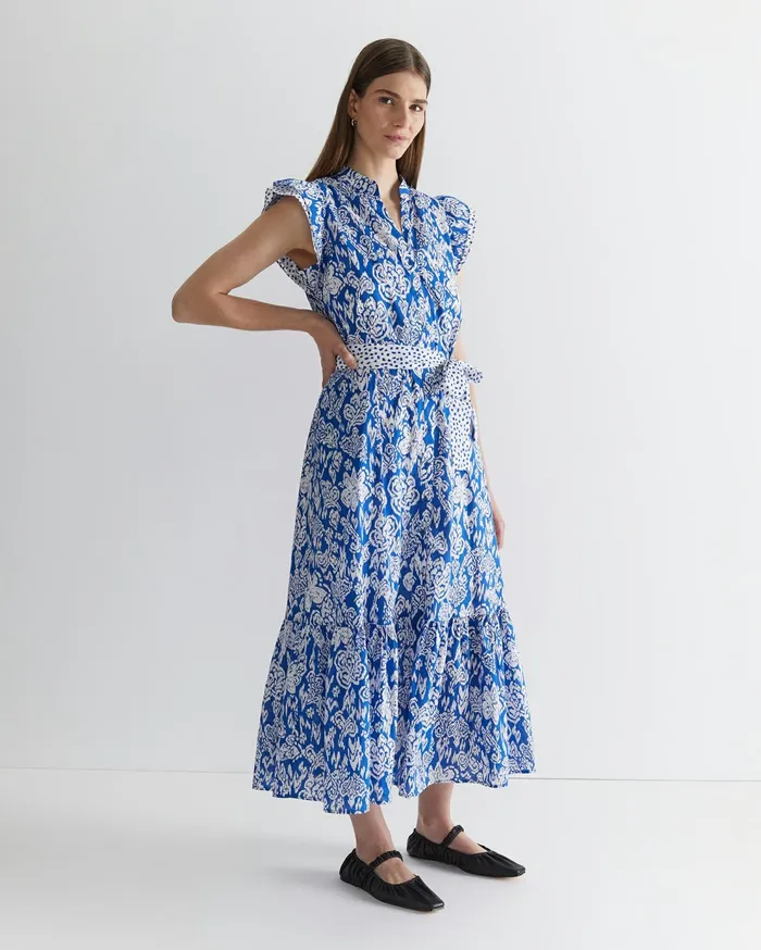 Sportscraft Sia Flounce Midi Dress Multi Women Dresses
