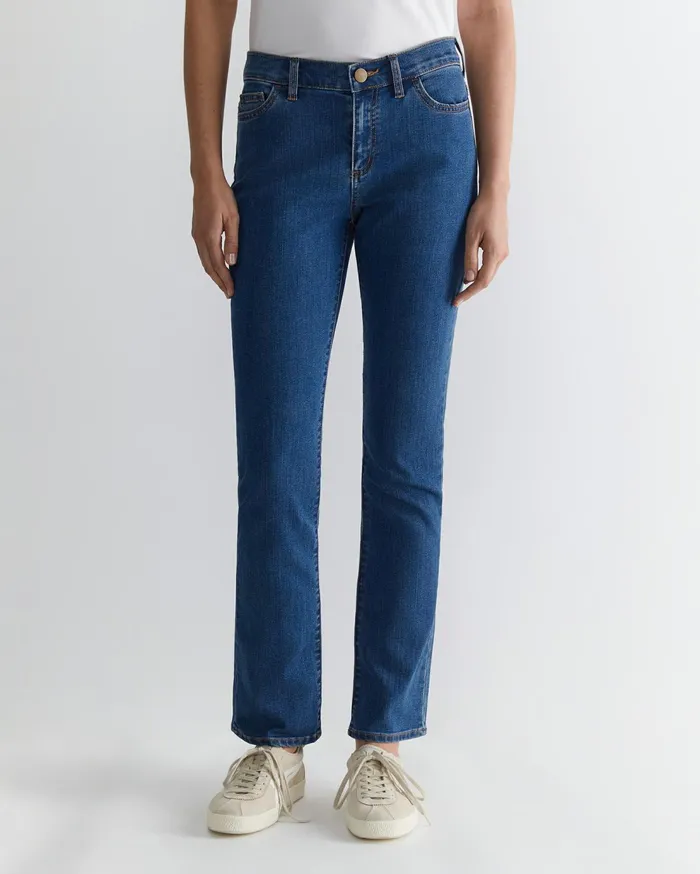 Sportscraft Simone Straight Jean Blue Wash Women Pants