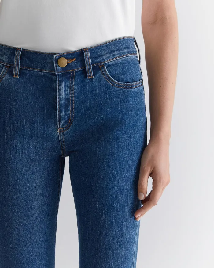 Sportscraft Simone Straight Jean Blue Wash Women Pants