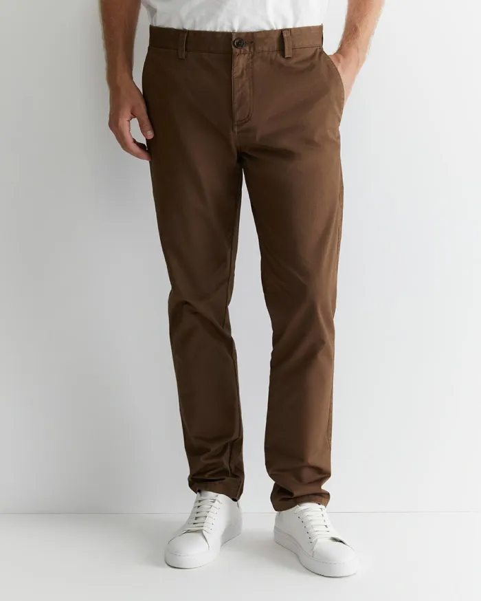 Sportscraft Smith Tapered Chinos Brown Men Pants