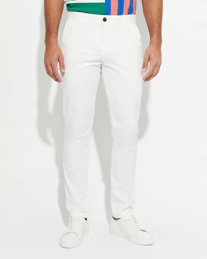 Sportscraft Smith Tapered Chinos White Men Pants