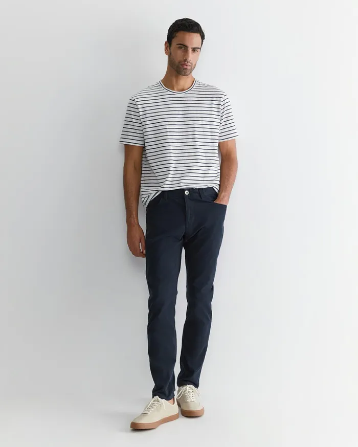Sportscraft Tapered Bedford Jean French Navy Men Pants