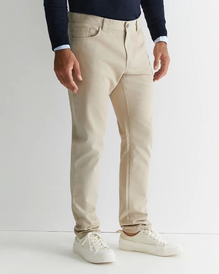 Sportscraft Tapered Bedford Jean Sand Men Pants