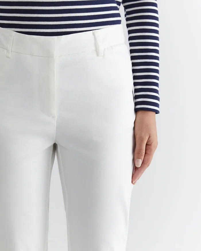 Sportscraft Venus Capri Pant White Women Pants