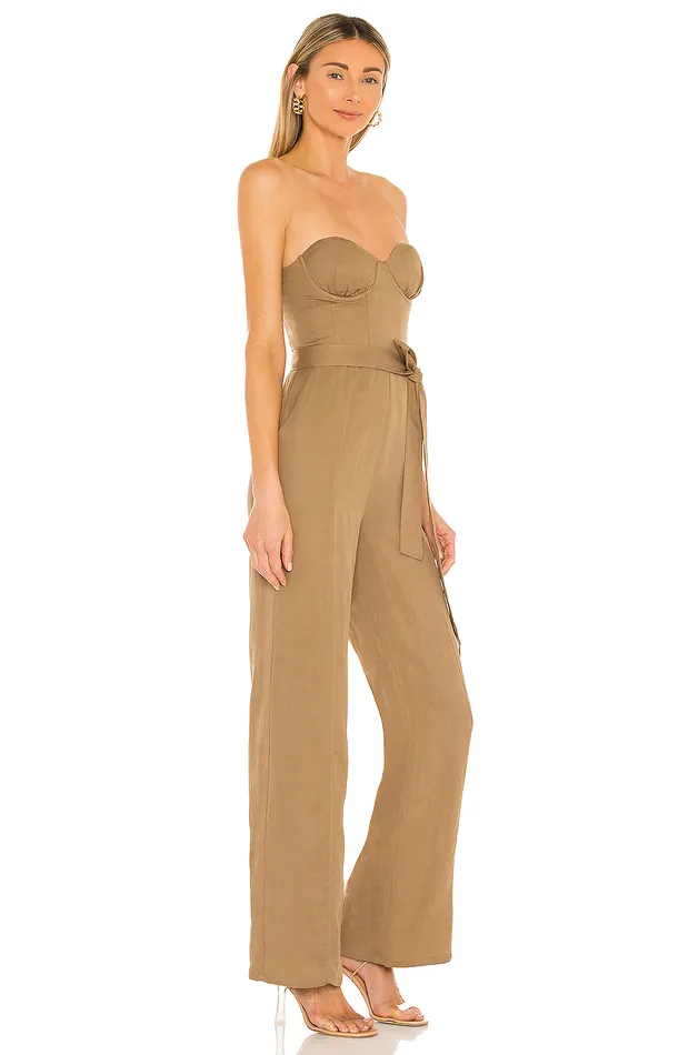 Steph Jumpsuit Tan Women Lovers and Friends Jumpsuits Steph Jumpsuit Tan Women Lovers and Friends Jumpsuits