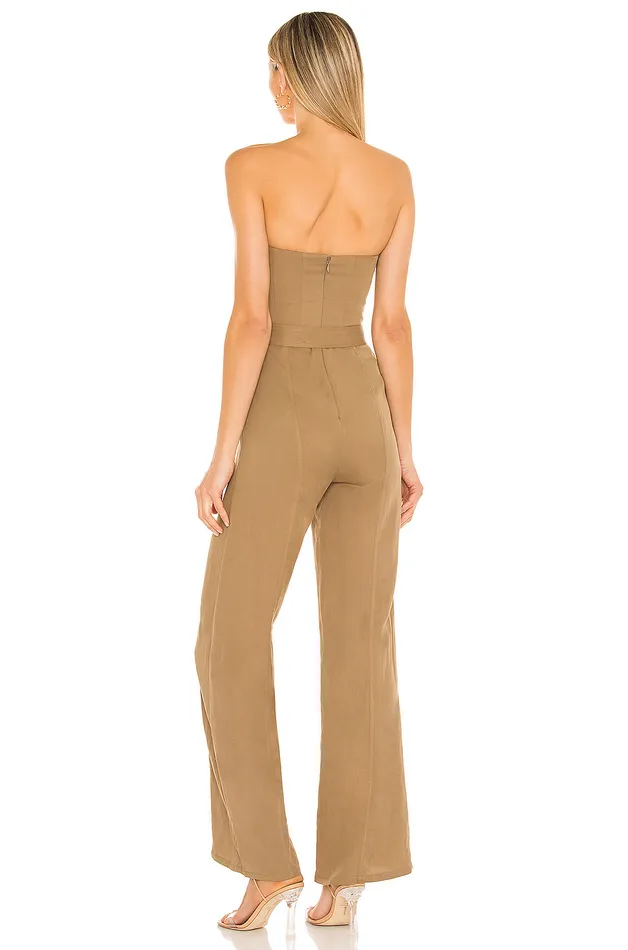 Steph Jumpsuit Tan Women Lovers and Friends Jumpsuits Steph Jumpsuit Tan Women Lovers and Friends Jumpsuits