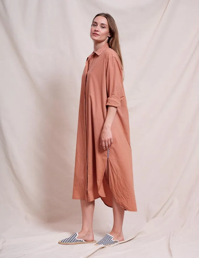 Sundry Clothing Dresses Women Women039s Midi Easy Shirt Dress In Vintage Rust Vintage Rust Sundry Clothing Dresses Women Women039s Midi Easy Shirt Dress In Vintage Rust Vintage Rust