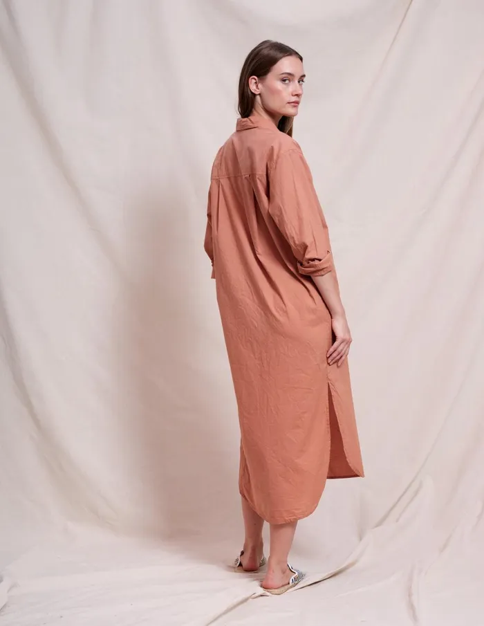 Sundry Clothing Dresses Women Women039s Midi Easy Shirt Dress In Vintage Rust Vintage Rust Sundry Clothing Dresses Women Women039s Midi Easy Shirt Dress In Vintage Rust Vintage Rust
