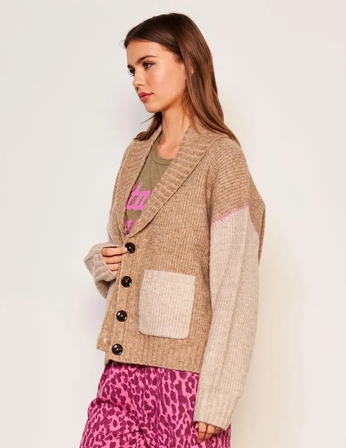 Sundry Clothing Jackets Women Women039s Shawl Collar Cardi In Taupe Taupe