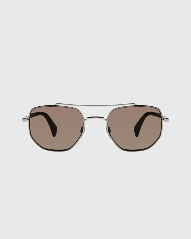 Sunglasses Teddi Gold HavanaRuthenium Matte Black rag and bone Men