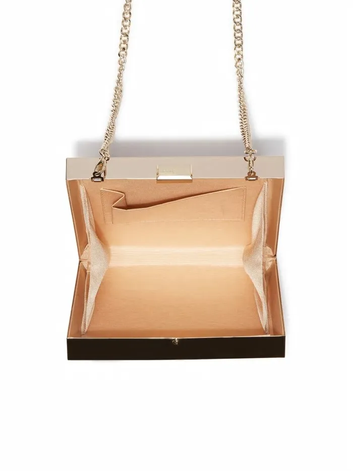 Sutton Box Clutch SilverGold Women Handbags GUESS