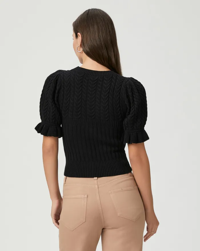 Sweaters and Sweatshirts Ansa Sweater 8211 Black 8211 PAIGE Women